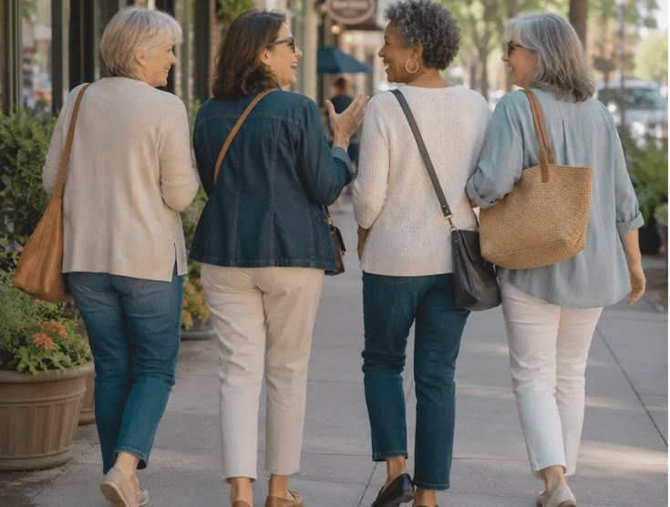 Group of ladies walking